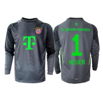 Billige Fotballdrakt Bayern Munich Manuel Neuer #1 Keeper Replika Bortedrakt 2025-26 Langermet